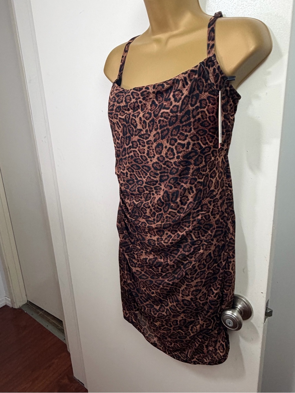 Popilush Bown Shapewear Mesh Tummy Control Adjustable Strap Slip Dress NWT Sz XL - Picture 10 of 16